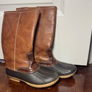 Avanti Chestnut and Ebony Tall Boots